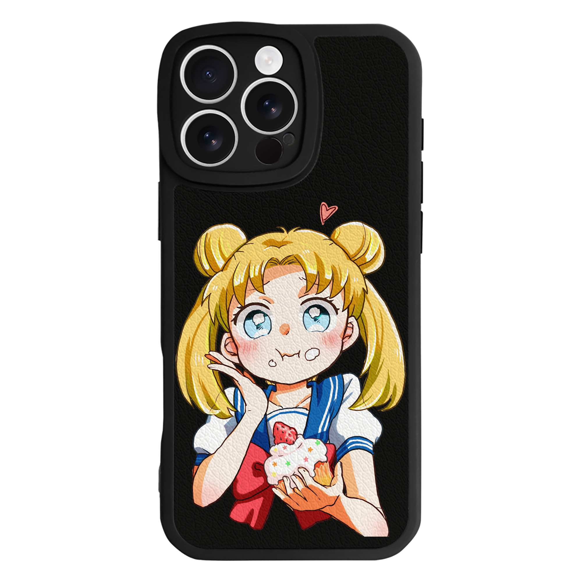 （画像用） 美少女戦士セーラームーン 愛野 美奈子 あいの みなこ Sailor Moon Aino Minako 【iPhone 16シリーズ対応】シリコンスマホケース（レザー調） 材質：シリコン